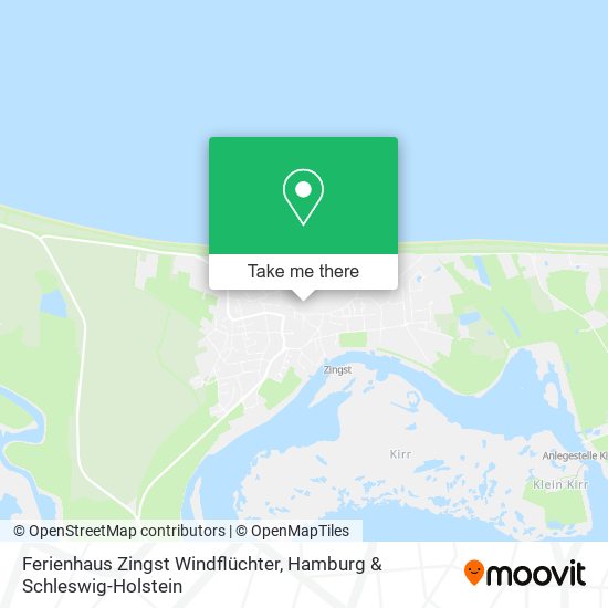 Ferienhaus Zingst Windflüchter map