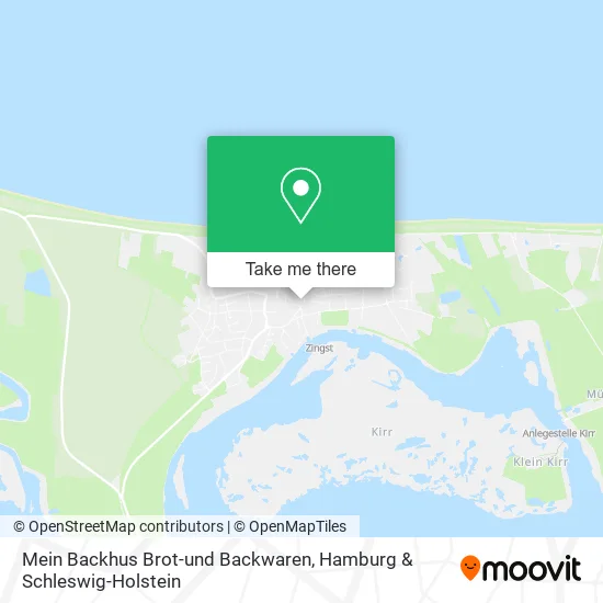 Карта Mein Backhus Brot-und Backwaren