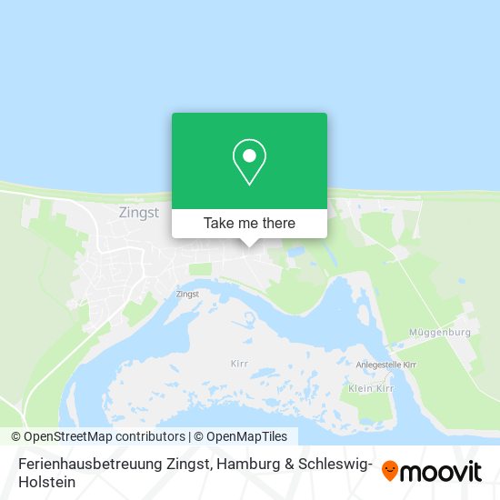 Карта Ferienhausbetreuung Zingst