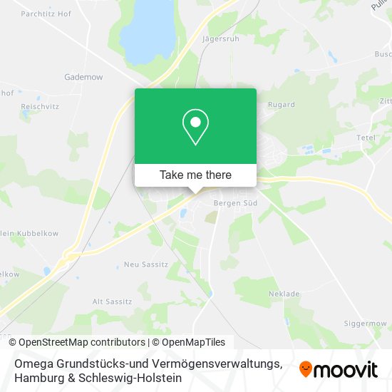 Omega Grundstücks-und Vermögensverwaltungs map