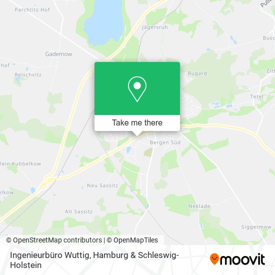 Ingenieurbüro Wuttig map