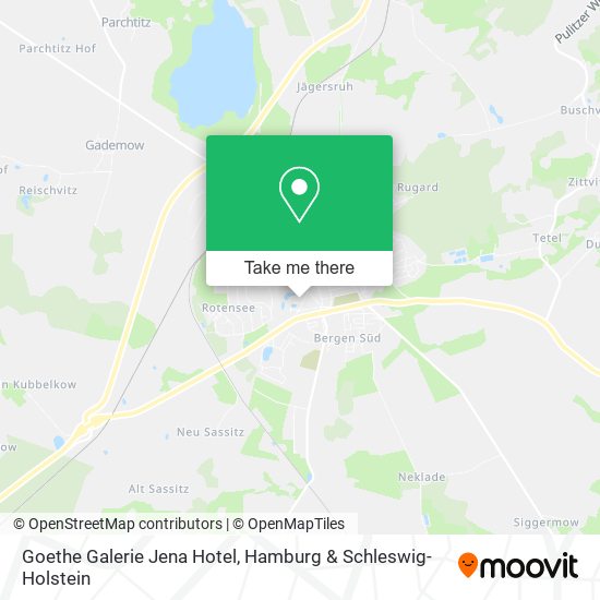 Goethe Galerie Jena Hotel map