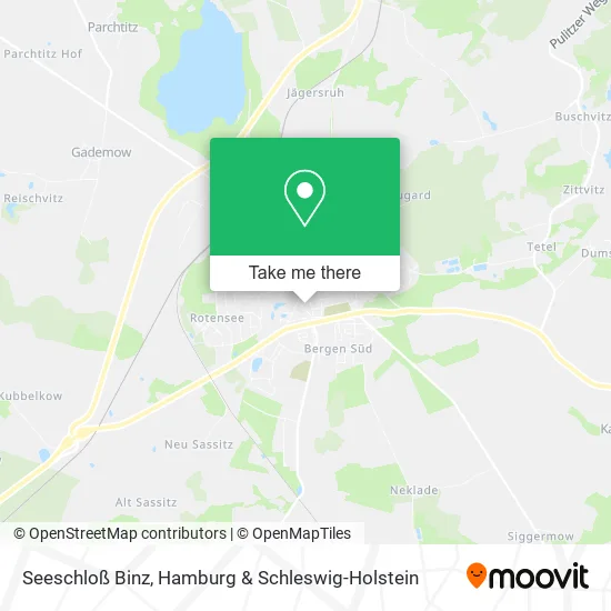 Карта Seeschloß Binz