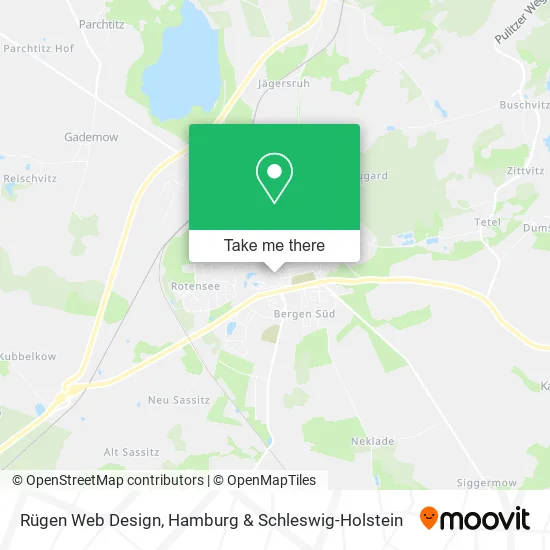 Карта Rügen Web Design