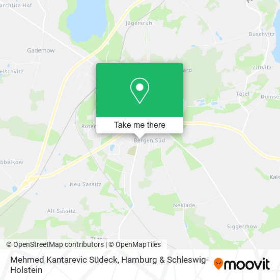 Mehmed Kantarevic Südeck map