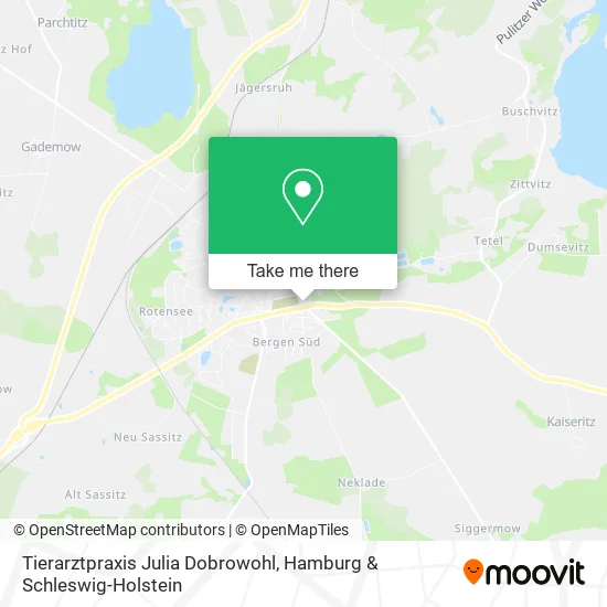 Карта Tierarztpraxis Julia Dobrowohl
