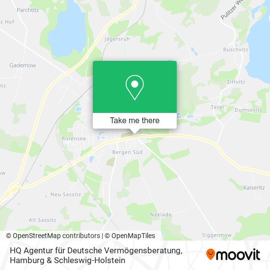 HQ Agentur für Deutsche Vermögensberatung map