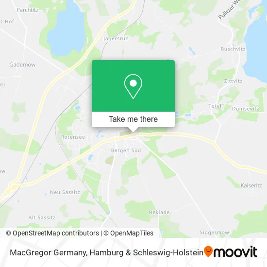 Карта MacGregor Germany