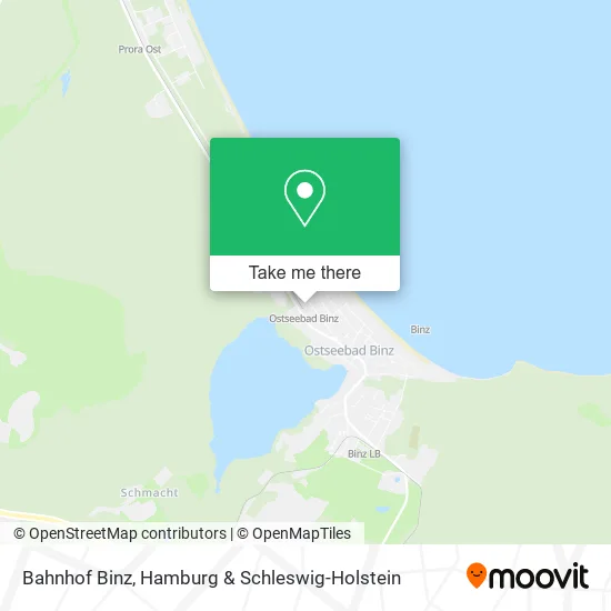 Карта Bahnhof Binz