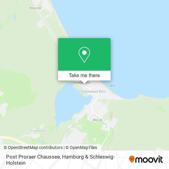 Post Proraer Chaussee map