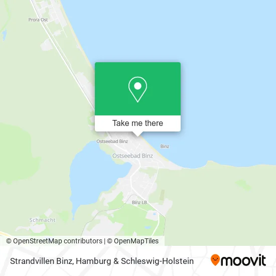 Карта Strandvillen Binz