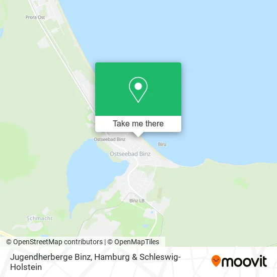Карта Jugendherberge Binz