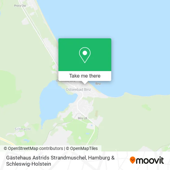 Gästehaus Astrids Strandmuschel map
