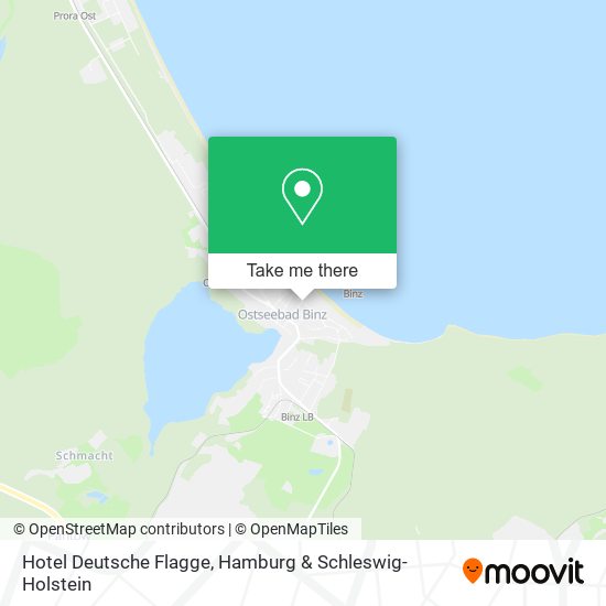 Hotel Deutsche Flagge map