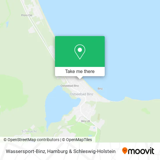 Карта Wassersport-Binz