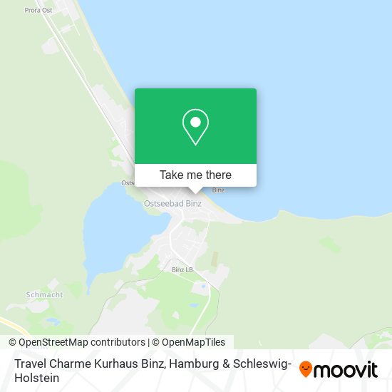 Travel Charme Kurhaus Binz map