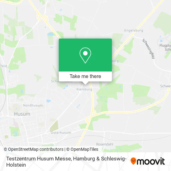 Карта Testzentrum Husum Messe