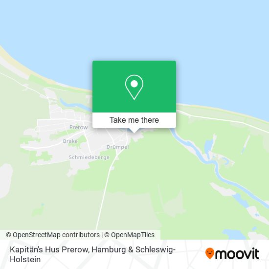 Kapitän's Hus Prerow map