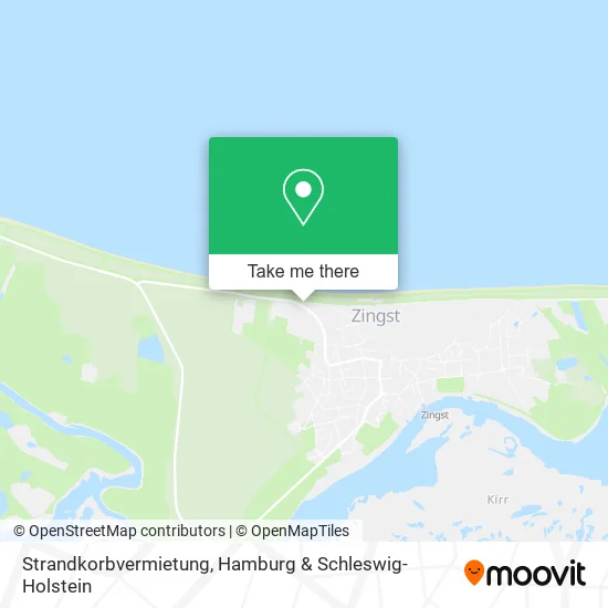 Карта Strandkorbvermietung