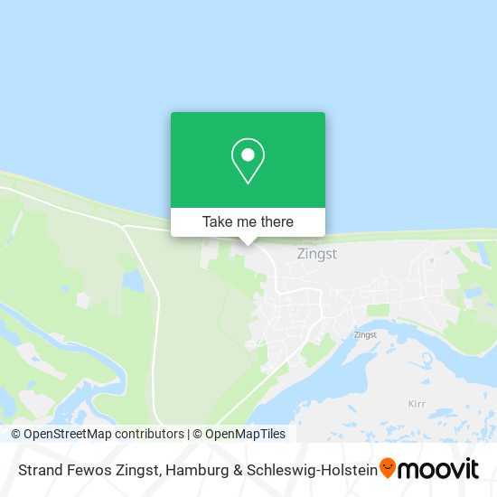 Strand Fewos Zingst map