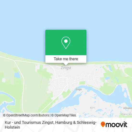 Карта Kur - und Tourismus Zingst