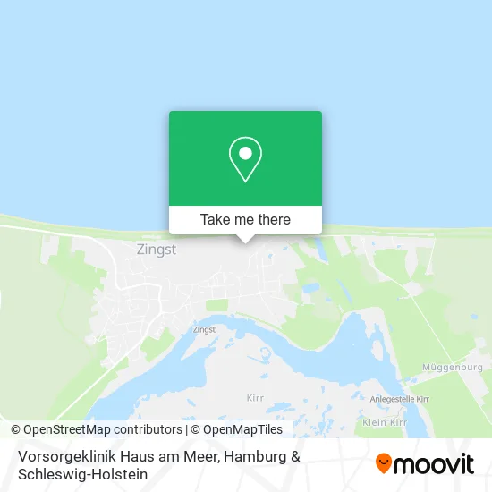 Карта Vorsorgeklinik Haus am Meer
