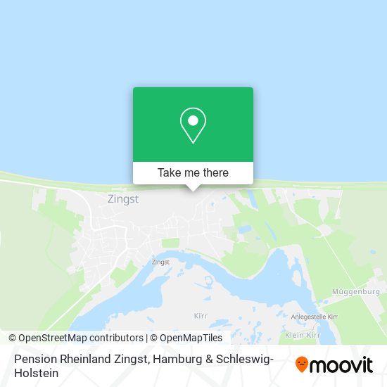 Pension Rheinland Zingst map