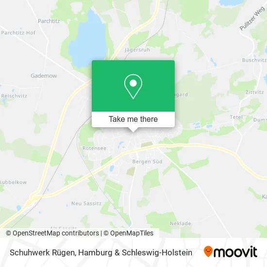 Карта Schuhwerk Rügen