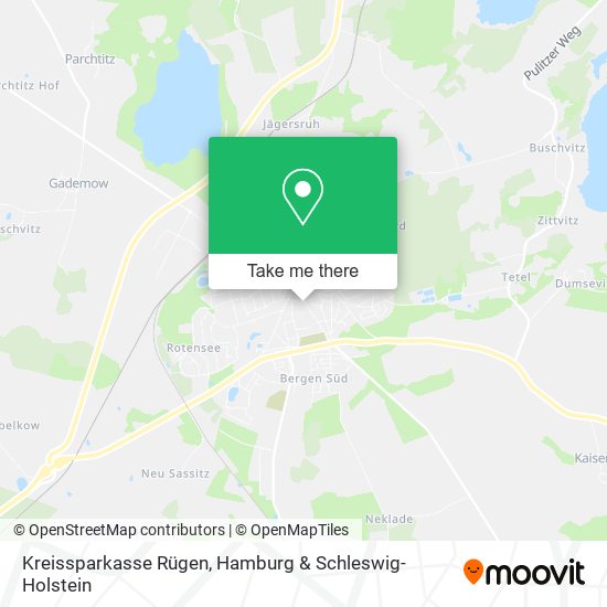 Kreissparkasse Rügen map
