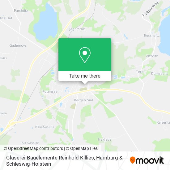 Glaserei-Bauelemente Reinhold Killies map