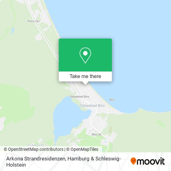 Arkona Strandresidenzen map