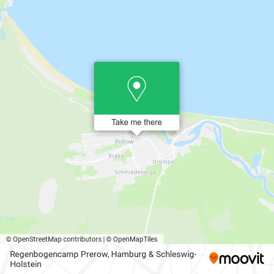 Карта Regenbogencamp Prerow