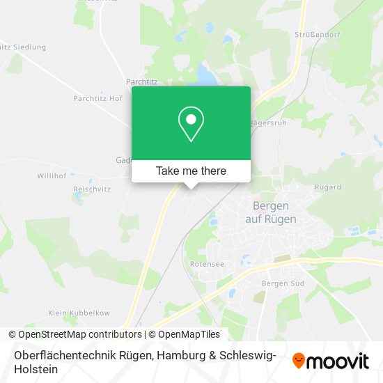 Oberflächentechnik Rügen map