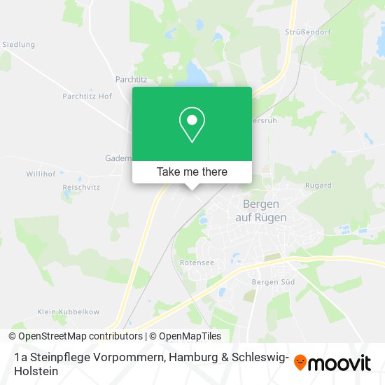 1a Steinpflege Vorpommern map