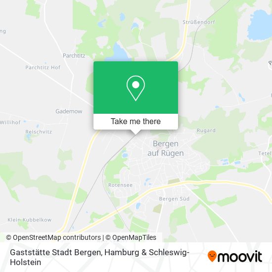 Gaststätte Stadt Bergen map