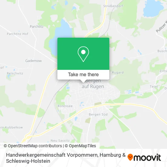 Карта Handwerkergemeinschaft Vorpommern