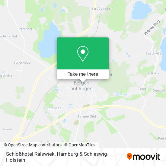 Schloßhotel Ralswiek map
