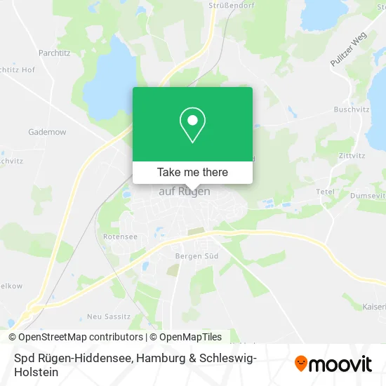 Карта Spd Rügen-Hiddensee