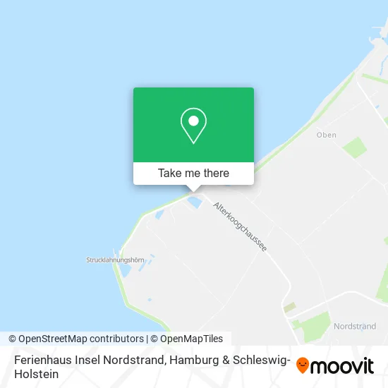 Карта Ferienhaus Insel Nordstrand