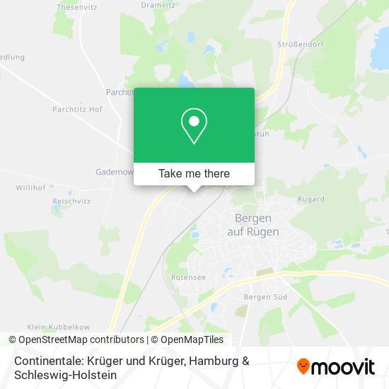 Continentale: Krüger und Krüger map