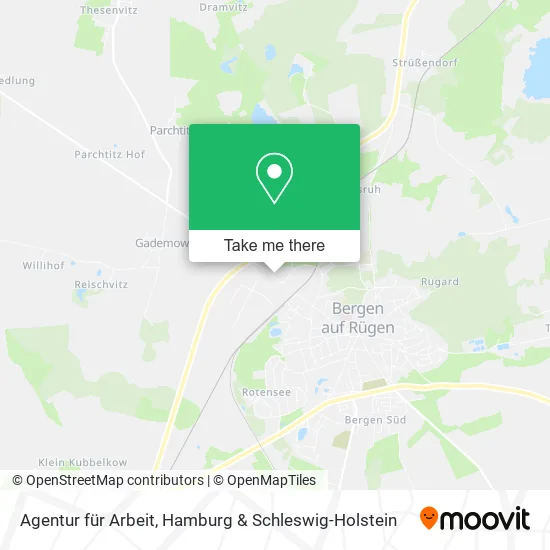 Карта Agentur für Arbeit