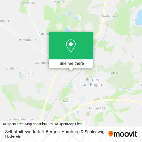 Карта Selbsthilfewerkstatt Bergen