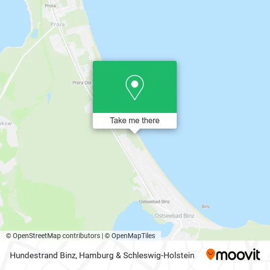 Карта Hundestrand Binz