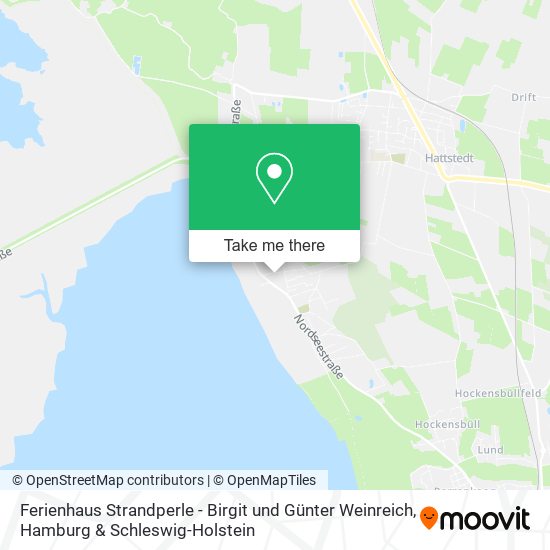 Ferienhaus Strandperle - Birgit und Günter Weinreich map