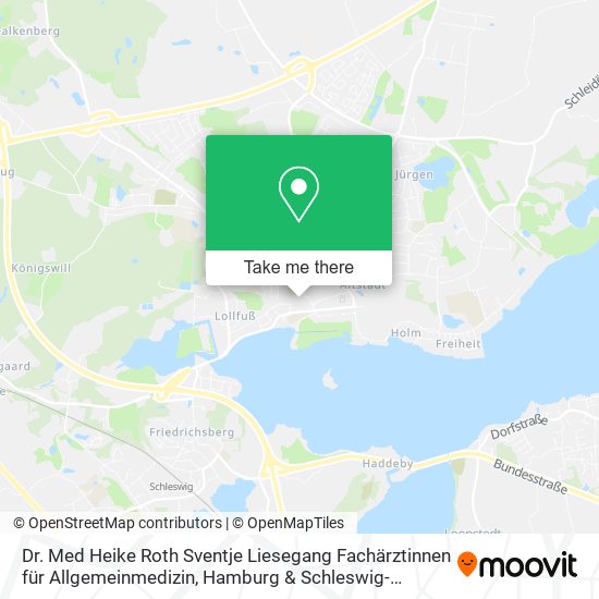 Карта Dr. Med Heike Roth Sventje Liesegang Fachärztinnen für Allgemeinmedizin
