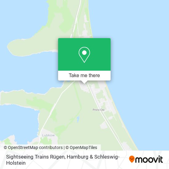 Sightseeing Trains Rügen map