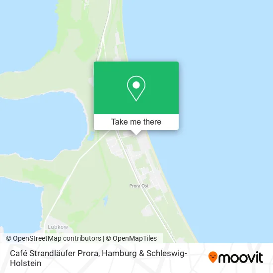 Карта Café Strandläufer Prora