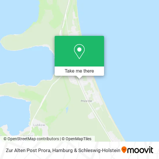 Карта Zur Alten Post Prora