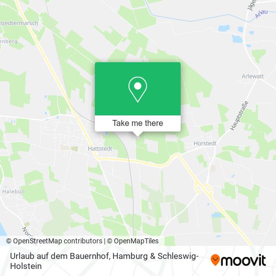 Urlaub auf dem Bauernhof map