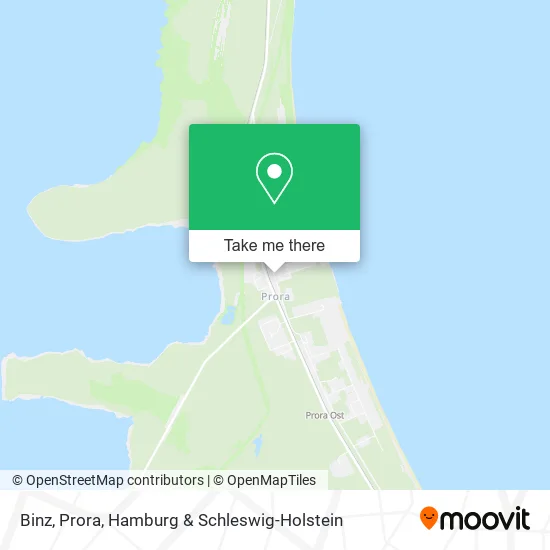 Карта Binz, Prora
